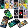 Cute P-Pokemons Bulbasaur P-Pikachus Phone Cover Case for Apple iPhone 16 15 14 Plus 13 12 Mini 17 Pro Max + 16E Air 16+ ProMax