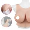 Backless Silicone Liquid Silicone Round Easy to Put On and Take Perfect for and Summer Natural Sexy Fake Artificial Fair Skin [KUMIHO] Breasts,