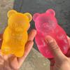 Colorful Gummy Bear Jelly Bean Fudge Squeeze Toy Anti-Stress Fidget Hand Relax Toy Gummy Candy for Stress Release Ages 3+