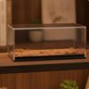 Model Car Display Case with Black Base Enclosed for Desk, Collectors
