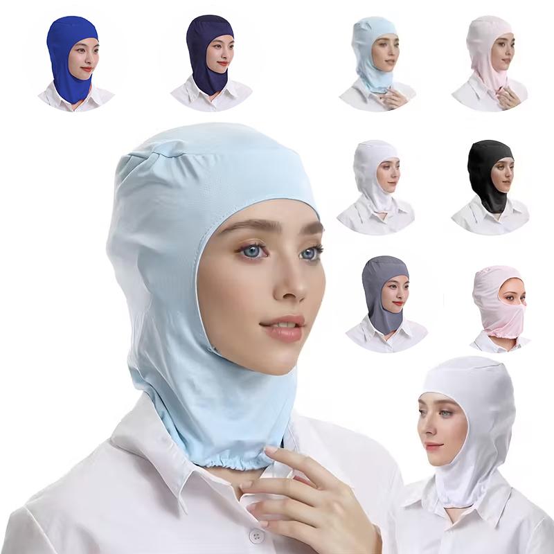 1PC Hat Skin Friendly Elasticity Convenient Neck Protection Comfortable Lightweight Windproof Cotton Fabric Durable