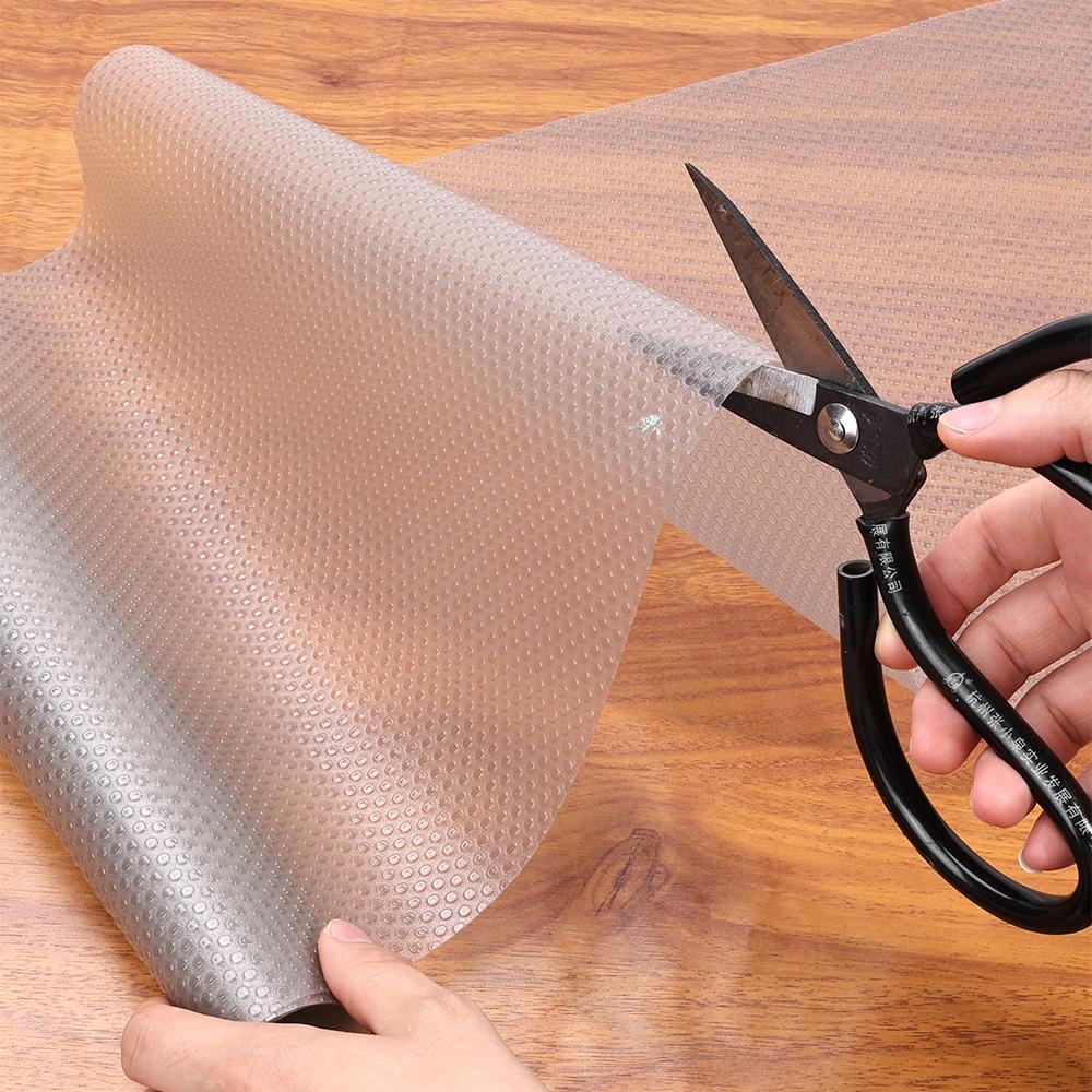 1 Roll Drawer Pads Shelf Cover Liner Non-slip Waterproof Closet Place Pads Table Pads Cabinet Oil-proof Liner Non-adhesive