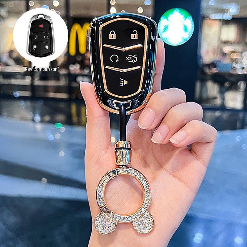 Cadillac Key Cover: XT5, XT4, CT5, CT6, XTS, XT6 Women's Buckle Shell Bag