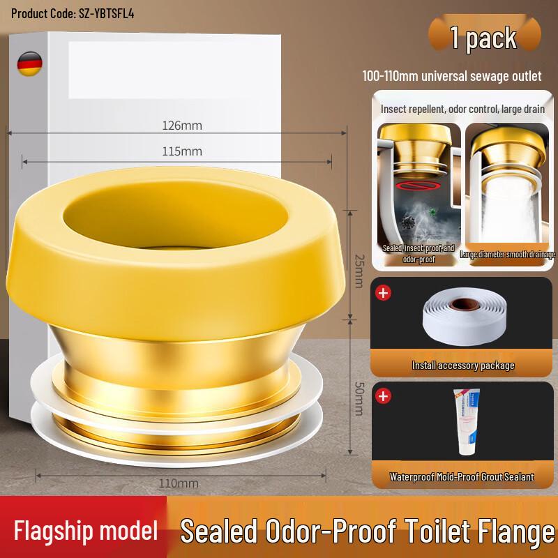 YouShu Stainless Steel Toilet Flange Seal Kit