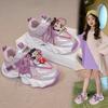 Nezha Classmate Girls Princess Sneakers Spring and Autumn 2025 New Children Breathable Internet Celebrity Dad Shoes