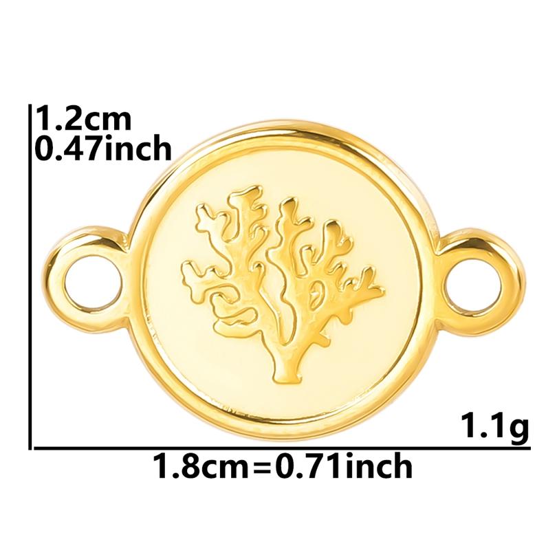 10pcs/Lot Gold Color 3D Dragon Heart Charm Sun Evil Eye Cross Stainless Steel Pendants For Jewelry Making Supplies DIY Earrings