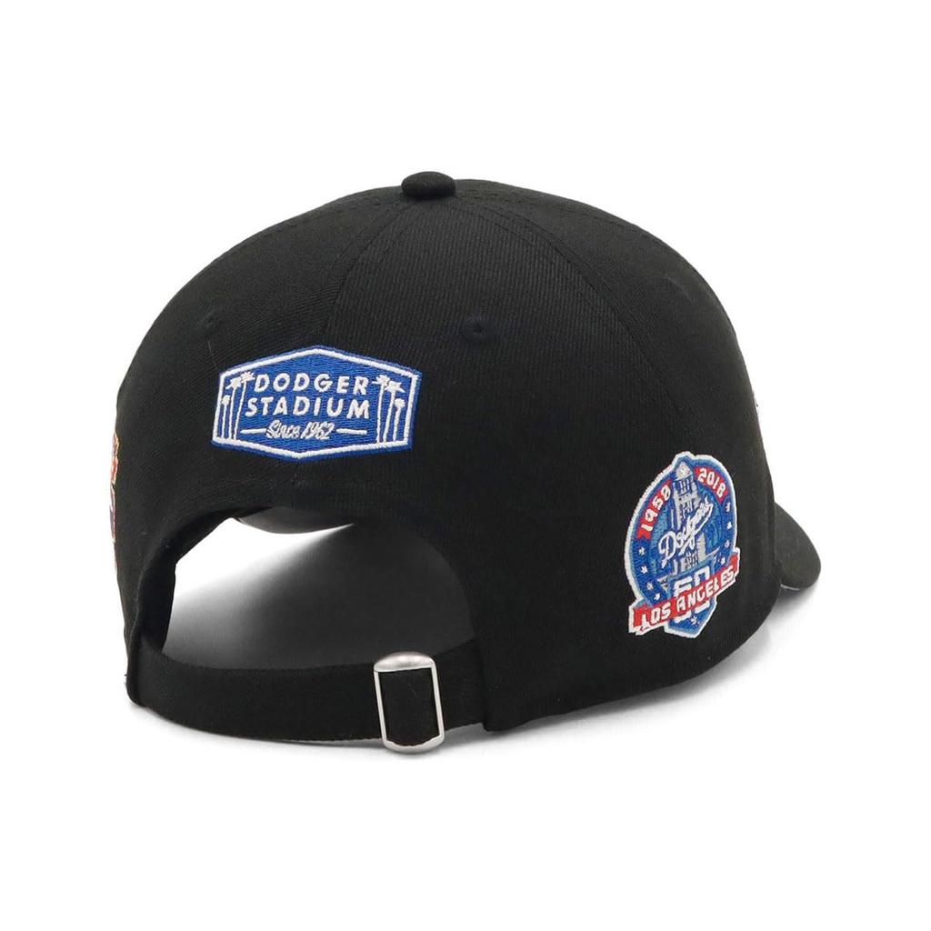 Șapcă Newera 9THIRTY 14711695 NER36C1166 MLB Los Angeles Dodgers LA Negru ALL OVER ONSPOTZ Șapcă Exclusivă 930 New Era Deep BB Protecție UV pentru Ieșit