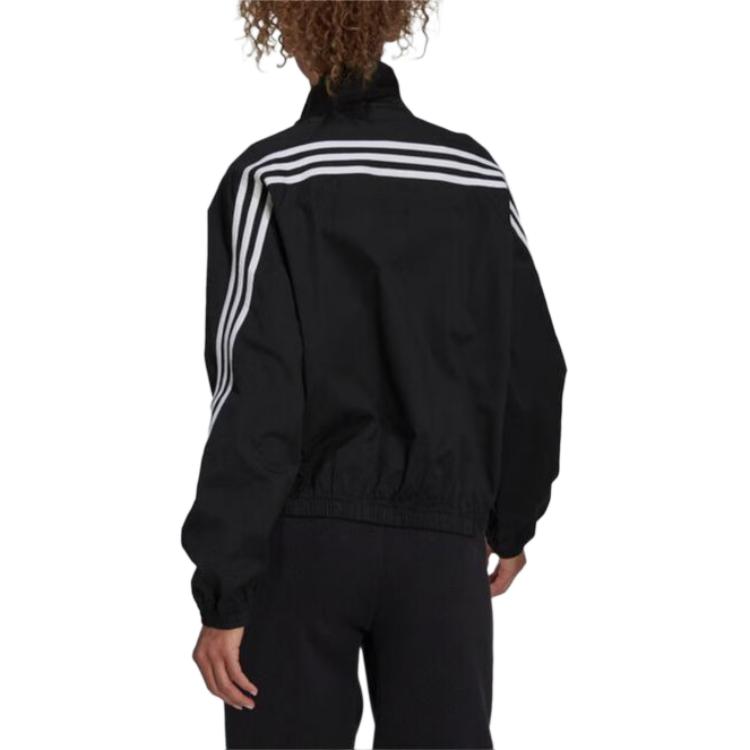Adidas Jackets Women's Black Stand Collar Moderate Other GU9684