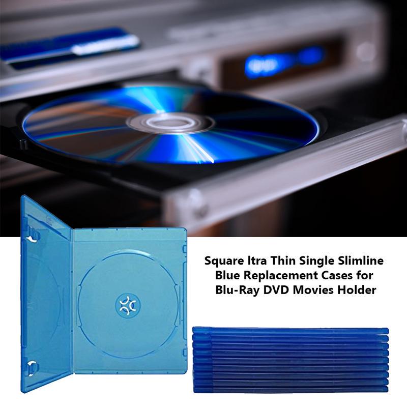 Square Ltra Thin Single Slimline Blue Replacement Cases For Blu Ray Dvd Movies Holder Buy At A Low Prices On Joom E Commerce Platform