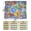 Digimon Plush Blankets Girls Boys Flannel Throw Blanket For Couch Bed Warm Soft Custom Quality Bedspread Birthday Present