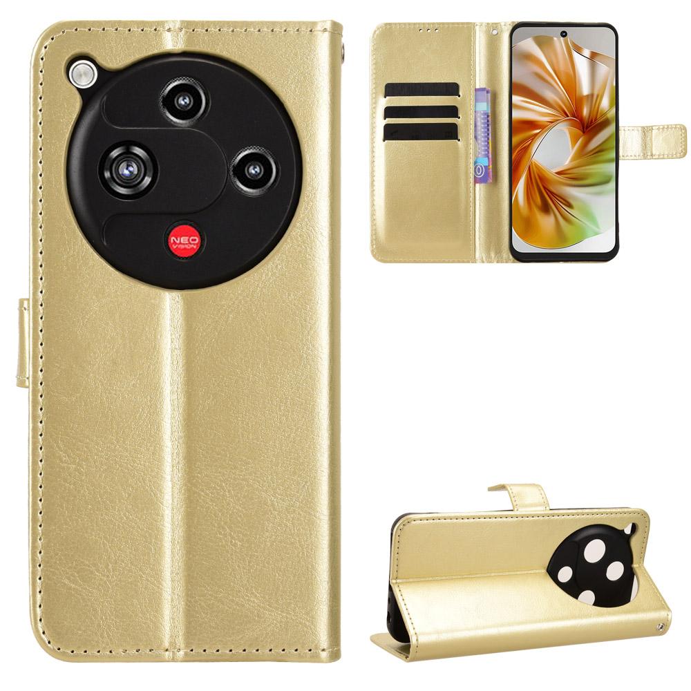 Flip Cover für ZTE nubia Focus 2 PU-Leder Ganzkörperschutz [RFID-Blockierung] Handyhüllen Brieftaschenhülle