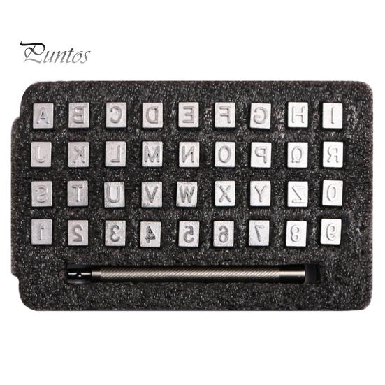 

36 шт./компл., наборы для штамповки из искусственной кожи, коррозионная стойкость, сделай сам, металлические инструменты для штамповки цифр и букв для дома 6.5 Mm