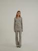 SUNDAY FRUIT MARKET W) Flower Flare Pant Gray