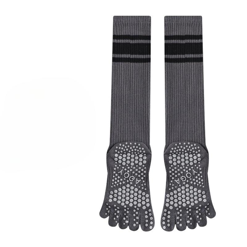 Yoga Socks, Anti-slip Professional Women's Pilates Socks, Anti-slip Socks, Five-finger Socks, Yoga Socks for Autumn and Winter