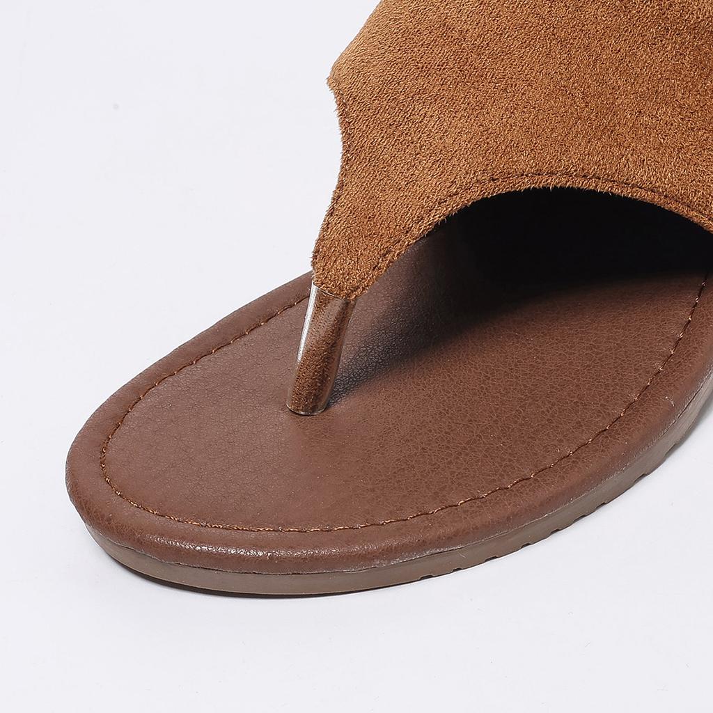 PU tassel kick-in, Women Sandals open-toe clip foot, fashionable, comfortable and versatile, casual resort women's sandals boots