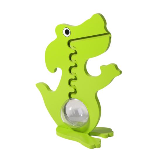 Holz Dinosaurier Sparschwein Klarer Acryl Bauch Münz Bargeld Behälter Jungen Mädchen Cartoon Hund Pinguin Geldsparen Box Dekoration