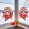 Chinese New Year Door Stickers 2026 Year of The Horse Spring Festival Window Clings for Home Decoration Good Luck Zodiac Door Decals for Wall Closet