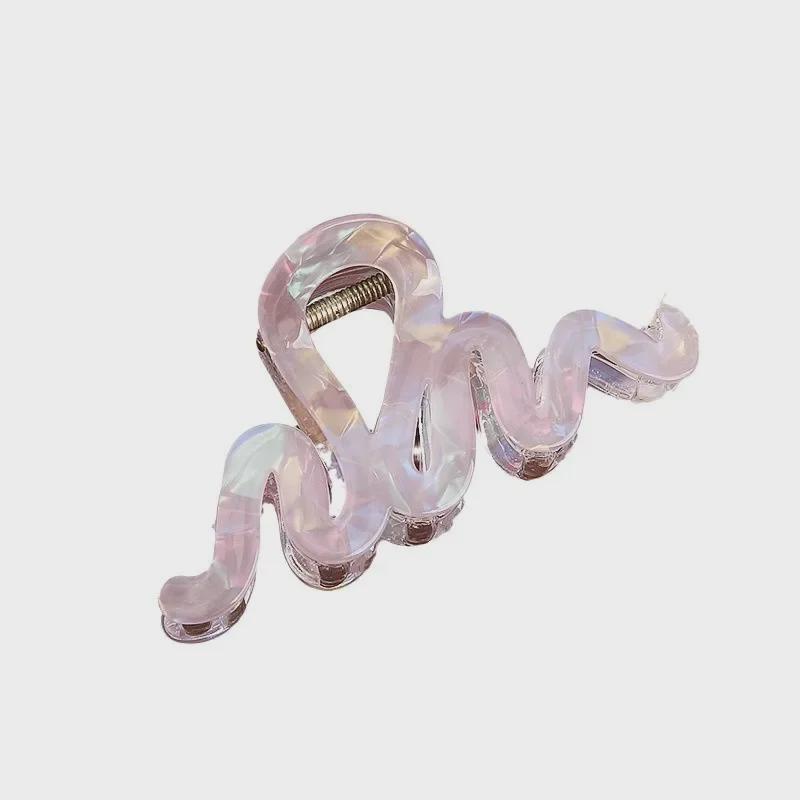 Akryl Geléfärg Våg Hårklämma - Sjöjungfru Design