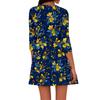 Women's Fashion Casual Round Neck Three-quarter Sleeve Dress