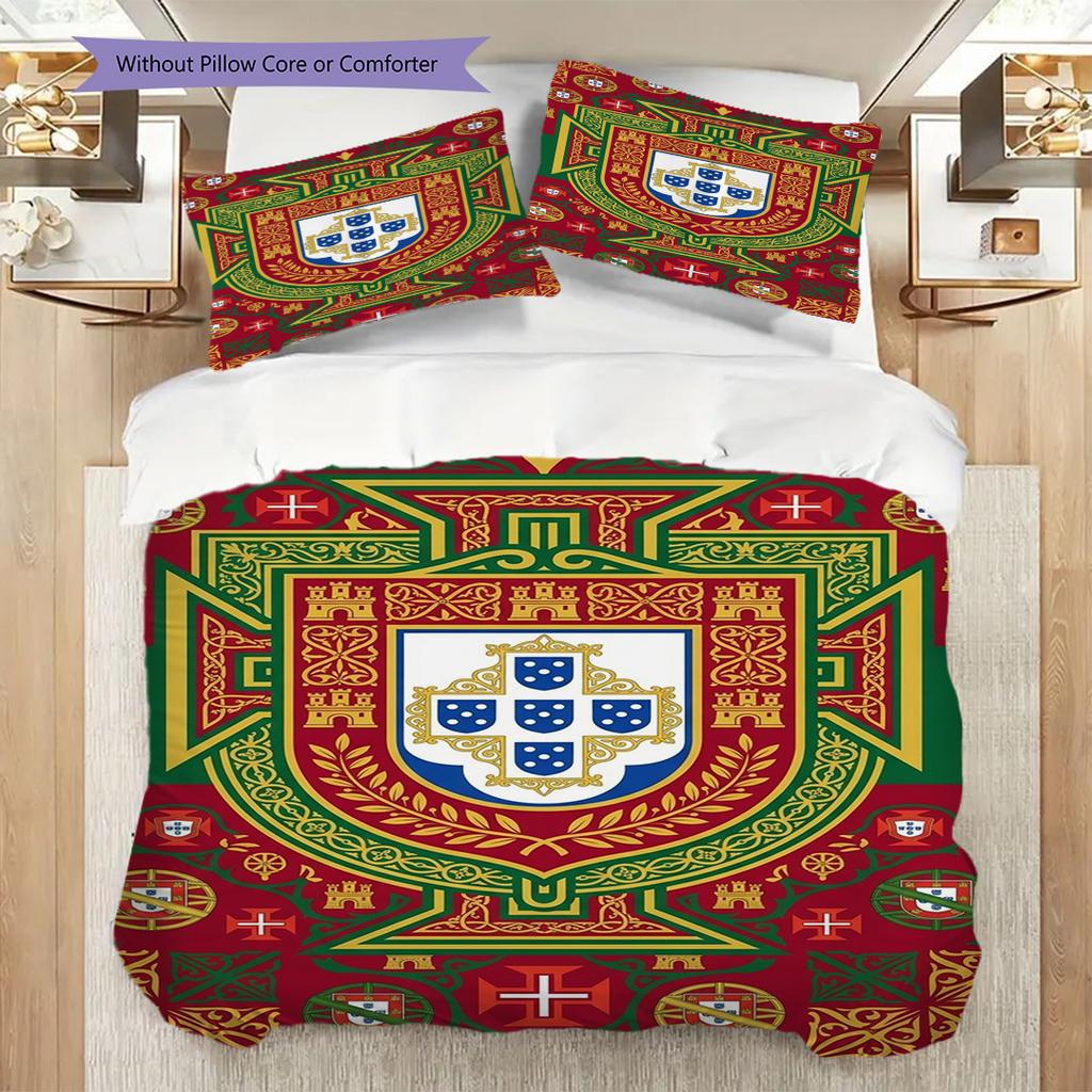 Mystical Celtic Emblem Three-piece set (1 * duvet cover + 2 * pillowcase, without core) Soft and comfortable Christmas birthday gift