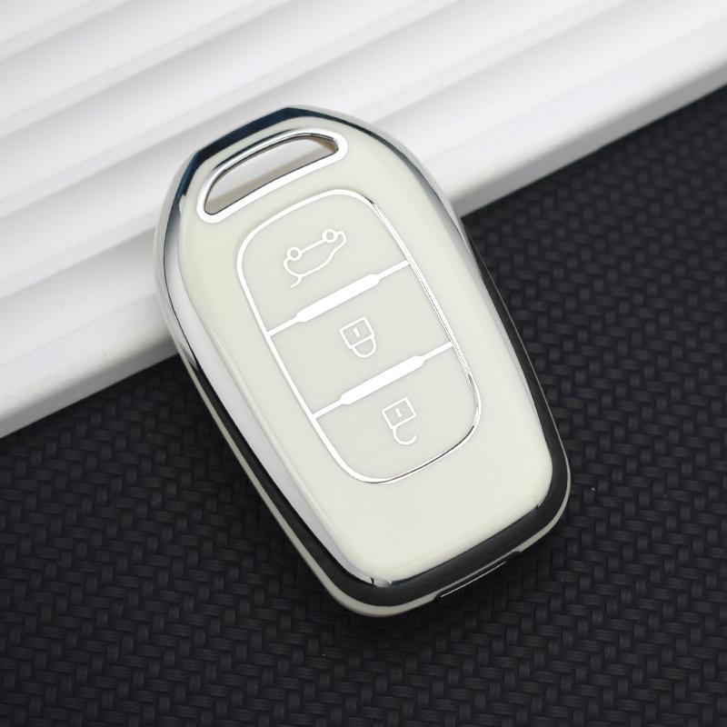 3 Buttons NEW TPU Remote Car Key Cover Case Fob Shell For Renault Kwid Traffic Symbol For Dacia Sandero Logan Duster