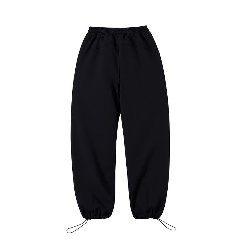Li Ning Casual Pants Unisex Black Men's Moderate Sweatpants LWTV021-1