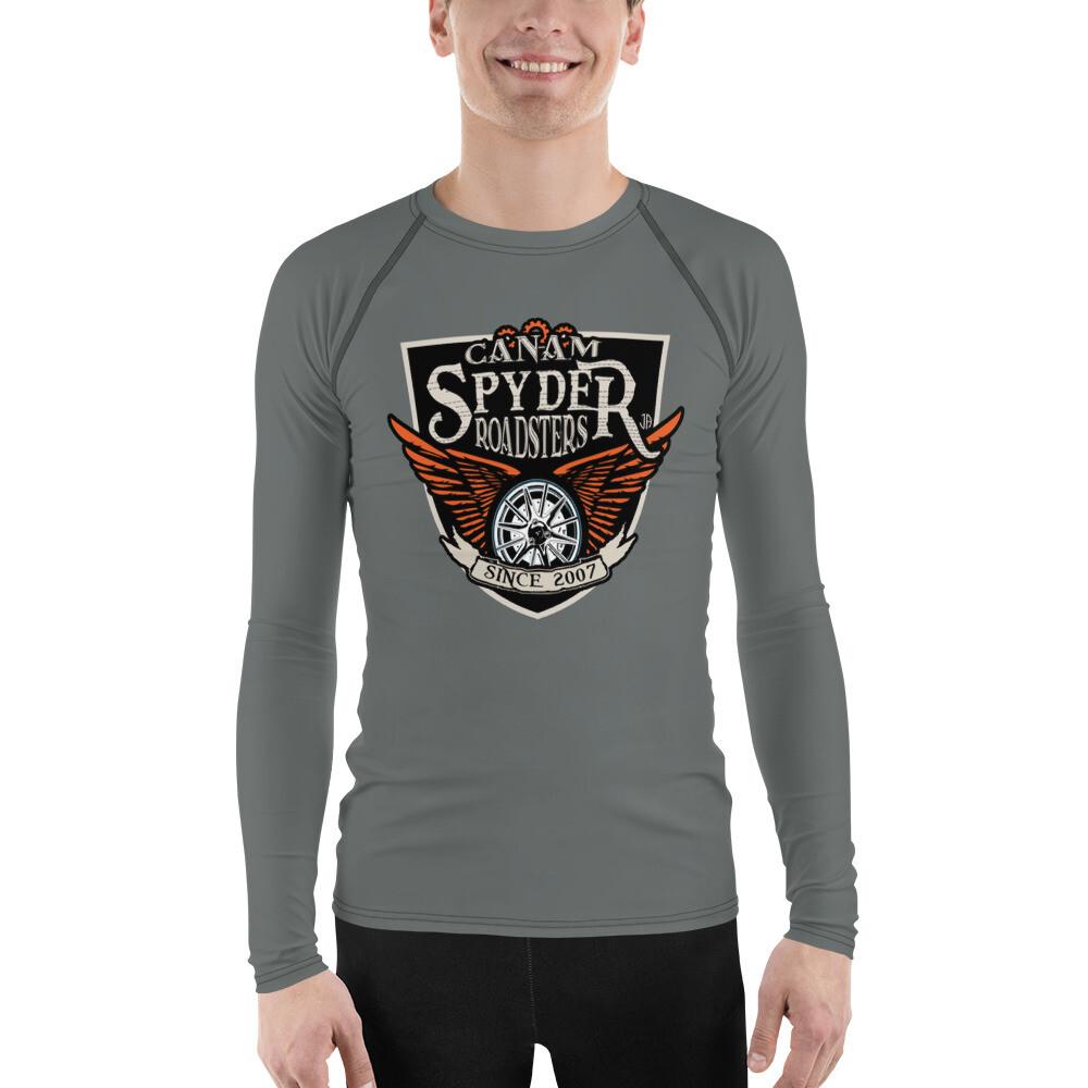 Can-Am Spyder Roadsters Men s Rash Guard Gray XXXL