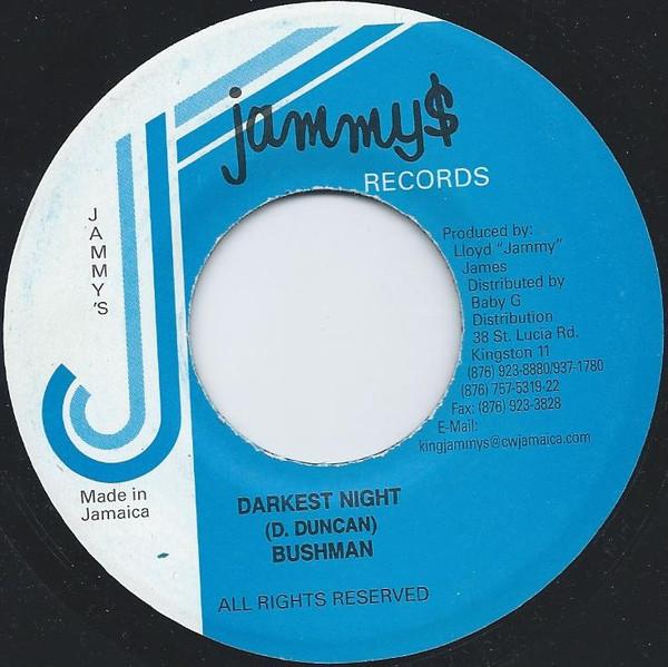 

7inch Record BUSHMAN (3) - Darkest Night NONE Jammy s Records Jamaica Reggae, Ska & Dub Used