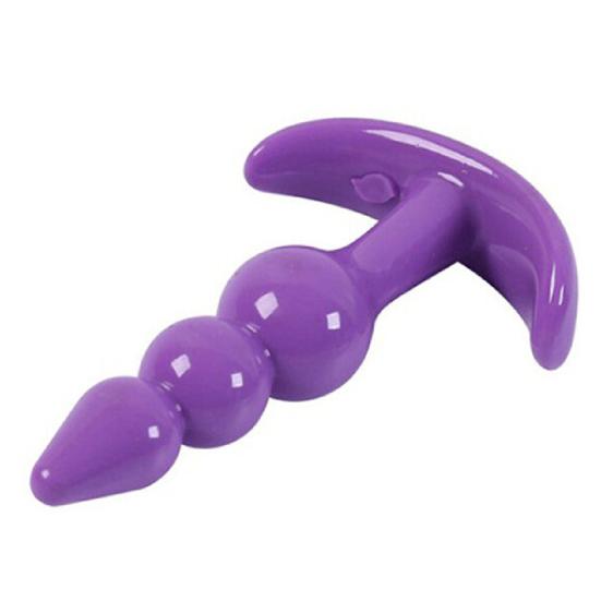 Sex Anal Plug Funny Ergonomic Transparent Large Butt Plug for Couple