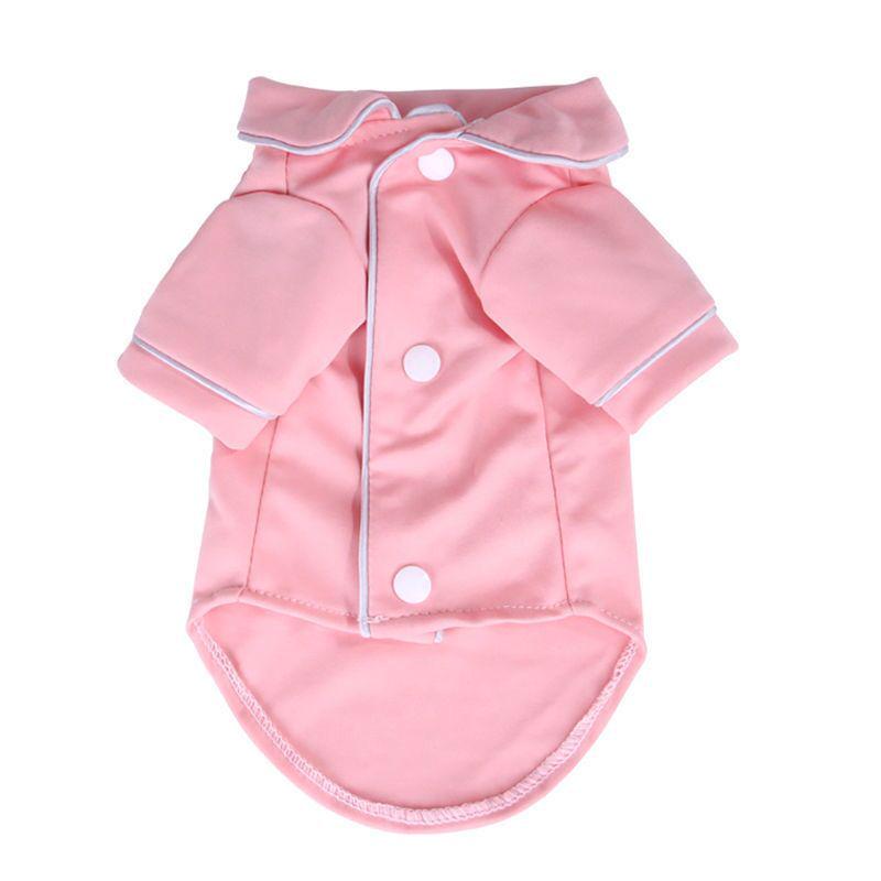 

Легкая и дышащая летняя пижама для собак - модель с двумя ножками для корги и бишонов S розовый