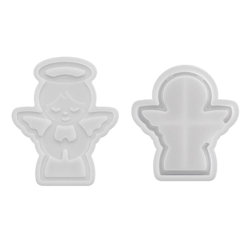 Silicone Angelic Figurine Mould Food Grade Flexible Reusable For Resin Cement Plasters Craft 1