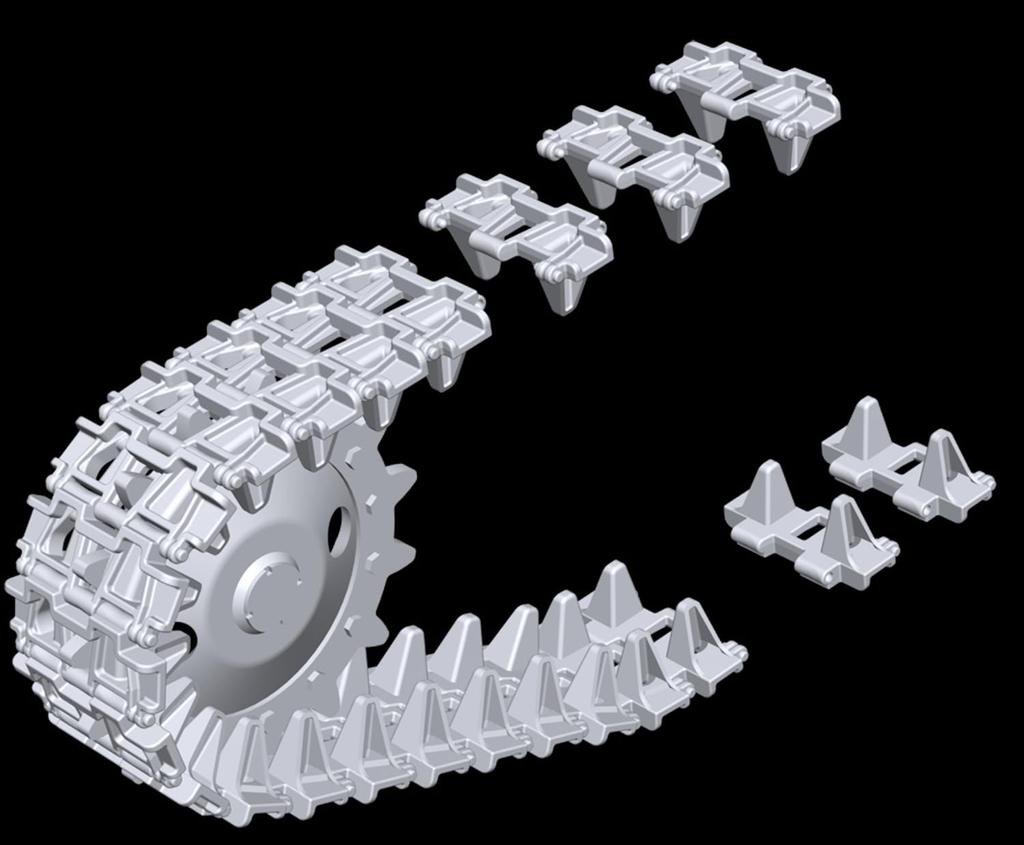 MiniArt Light Tank Movable Caterpillar 1/35 T-70M