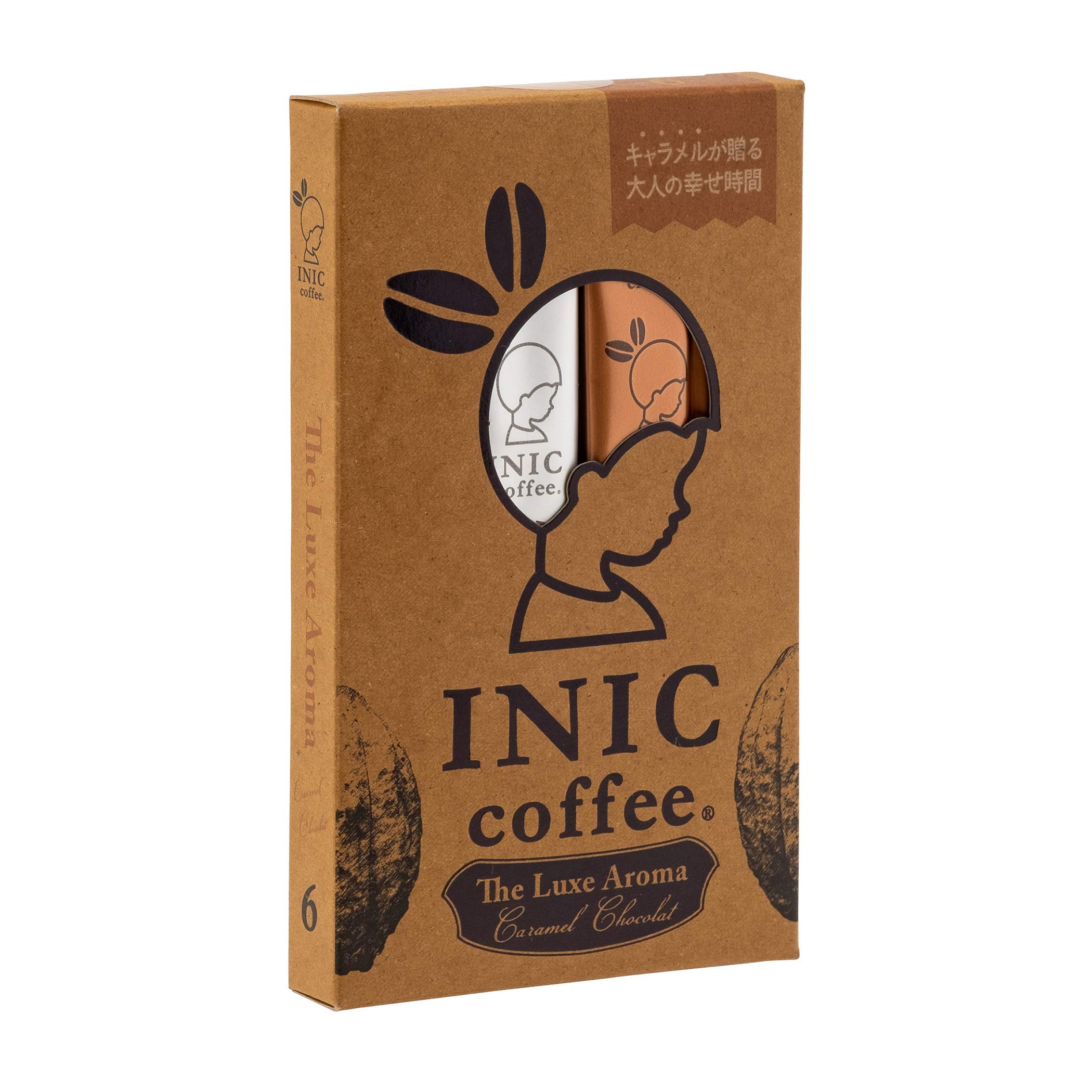 

Кофе INIC Luxe Aroma Caramel x Chocolat 6 чашек и горькая карамель карамель наивысшая пика порошкового [Сладкий кофе] [Роскошный шоколад] [Кофе]