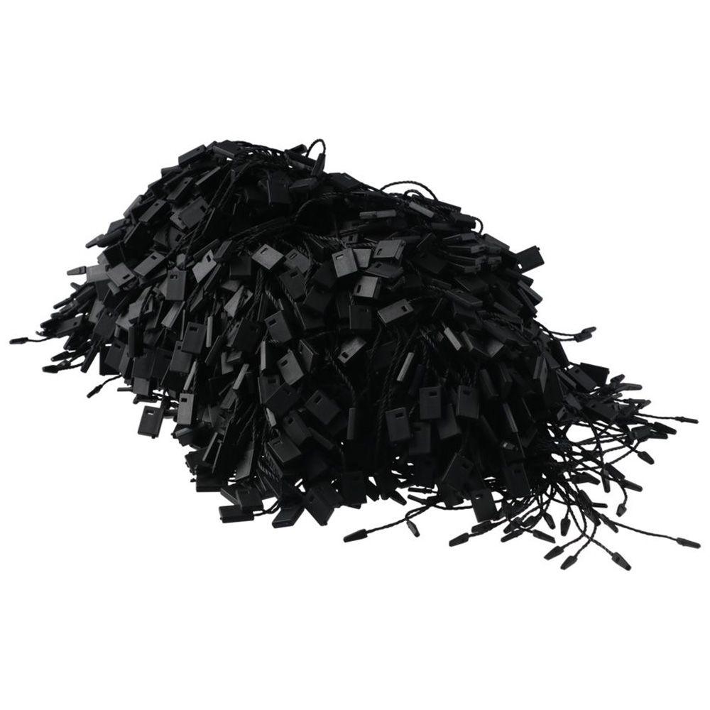 1000PCS Price Tags Hang Tag String Black String Clothing Garment Tags Polyester String Tag Seal Clothing Printed Label