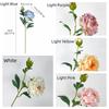 2 Heads Silk Peony Fake Flowers Silk Cloth Fake Flowers Bouquet  Table Centerpiece