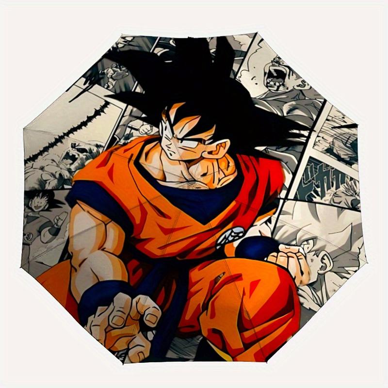 

1pc Dragon Ball Automatic Folding Umbrella, Portable Collapsible Design, 8-Rib Iron Frame,, All-Season Casual Outdoor Accessory for Christmas Birthday