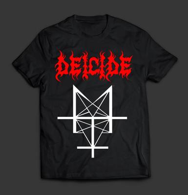 Deicide – T-shirt a maniche lunghe Trifixion due lati