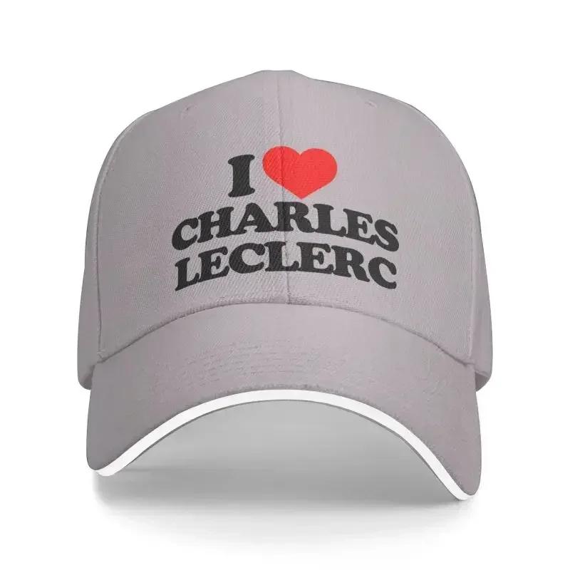 Punk I Love Charles Leclerc Baseball Cap Women Unisex Adjustable Dad Hat Sports