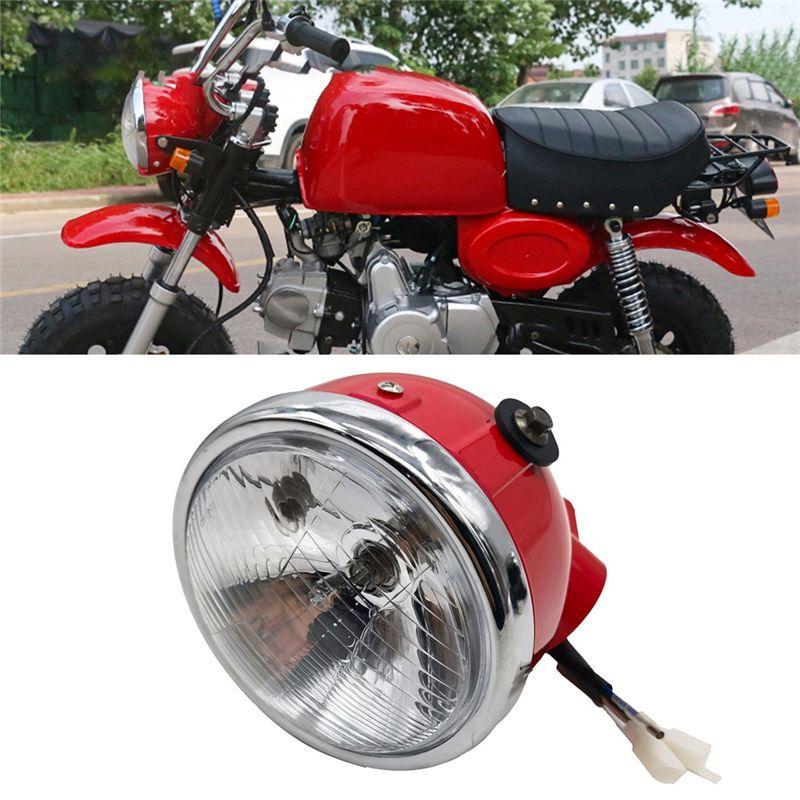 NEW-Motorcycle Front Light Headlight Head Light Lamp Head Light Assembly For Macaquinho Z50 Little Monkey Dirt Pit Bike