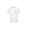 Men's Creative Sports Round Neck Short Sleeve White 10018141-A01