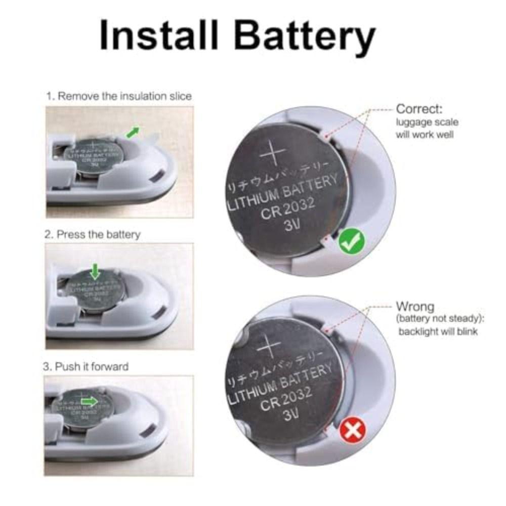 High-Precision Luggage Scale Backlit LCD Display Weighing Scale Digital Scale  Shipping