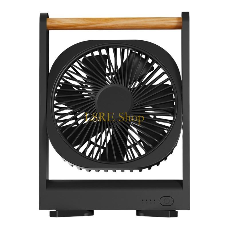 

L8RE Rechargeable Small Fan with USB Charging and 4 Speed Adjustable Plastic Texture Suitable for Quiet and Efficient Cooling