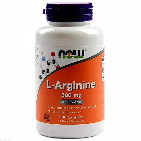 Now Foods ARGININE 500mg.