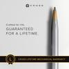 Cross Classic Century Medalist Silver Ballpoint Pen, Medium Point, Premium Gift Box and Gift Bag