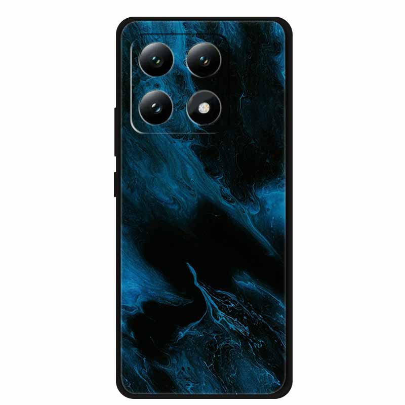 For Xiaomi 15T 5G Case Colorful Flowers Soft Silicone TPU Back Case For Xiaomi 15T Pro 5G Capa Boho Colorida Anti-Scratch Cover