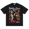 Attack On Titan Japanese Anime Pure Cotton T-shirt, Unisex Retro Comfortable Street Style Tee for Summer Anime Fans T-Shirt