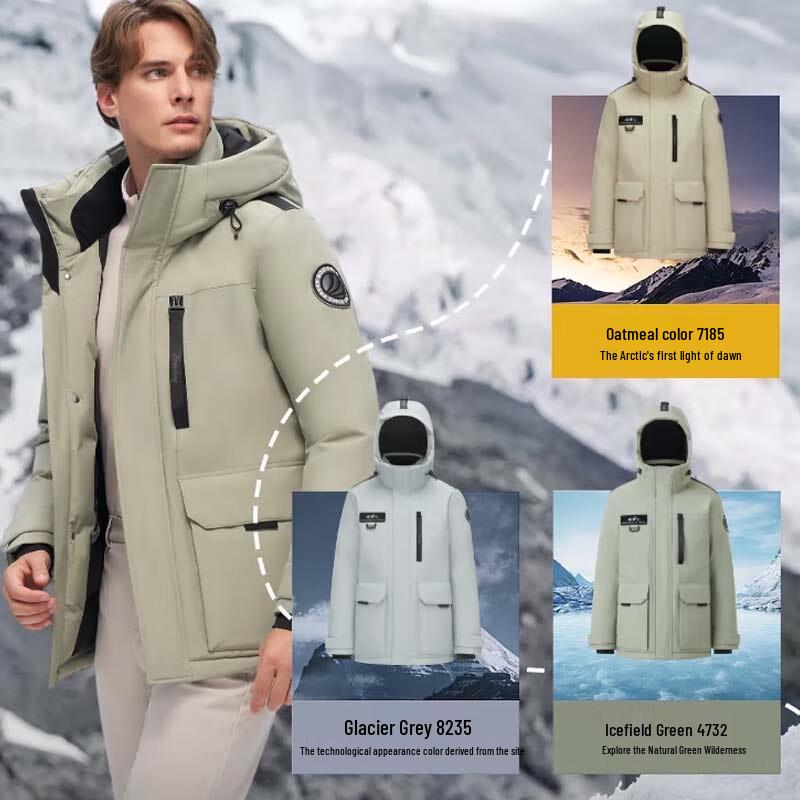 Bosideng B40142311 Men's Versatile Warm Down Jacket