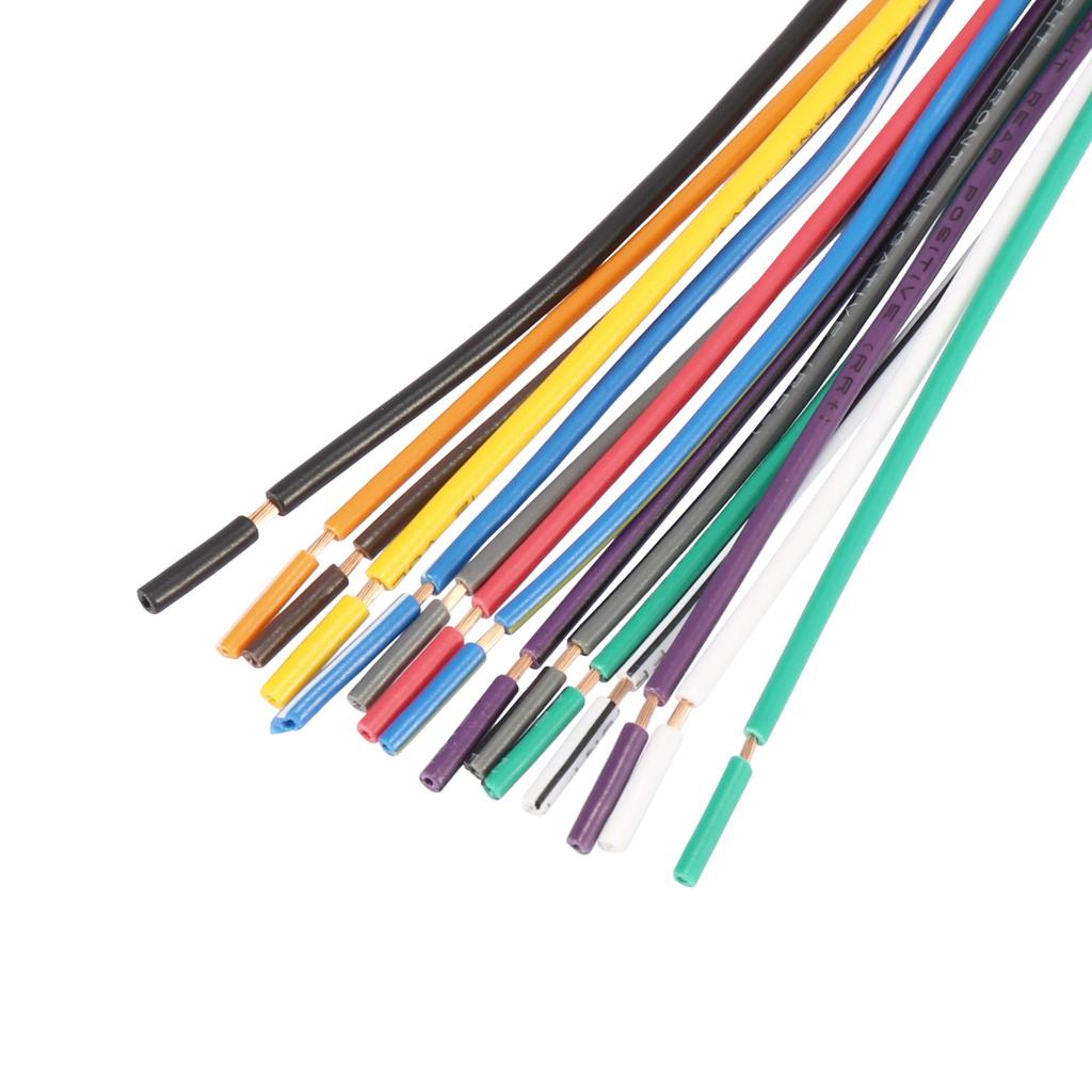 X AUTOHAUX Autoradio CD-Player Kabelbaum Kabel Radioadapter Installationsstecker 16 Pin für Kenwood