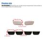 Headlight Protective Film Tail Light Decoration Lamp Cover Sticker For For Chevy Camaro 2010-2013 Exterior Accessoriess Smocked Black