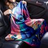 1pc Stitch Printing Blanket - Soft, All-Season Throw for Office Blanket, Personalized Gift with Adorable Cartoon Design